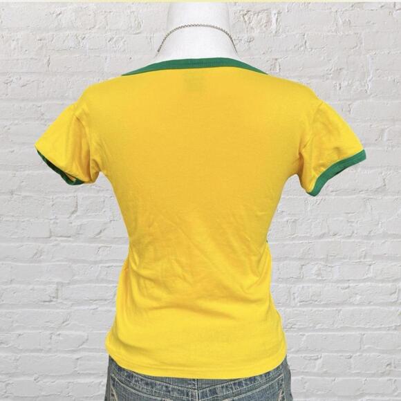 y2k brazil baby tee with paper tag - Picture 2 of 6